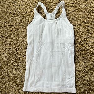lululemon racerback white tank